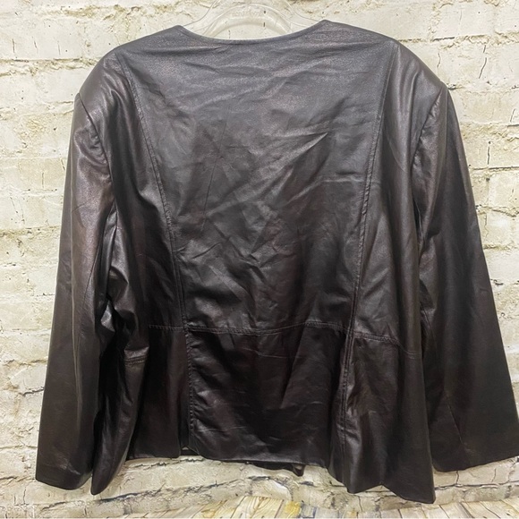 NWT Joni B Brown Bronze Lightweight Zip Up Jacket - Picture 3 of 5